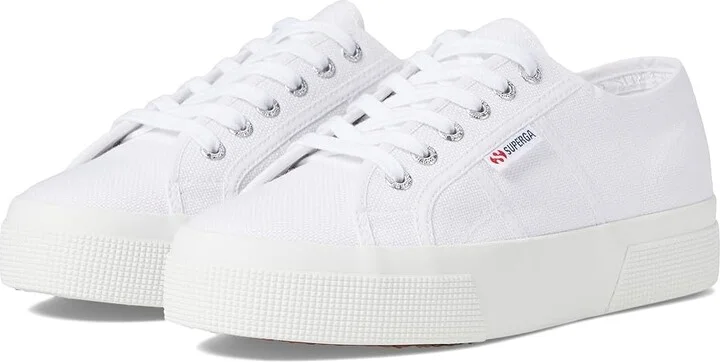 Superga 2740 Platform Women's Shoes White : EU 35 (US Women's 5) Medium, Canvas