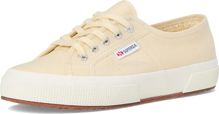 Superga 2750 Cotu Classic Lace up casual Shoes Beige Light Eggshell/F Avorio : EU 39 (US Men's 6.5 - Women's 8) Medium, Canvas - Image 5