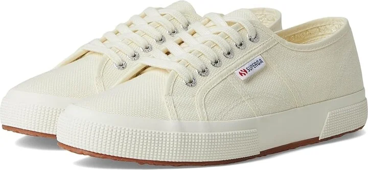 Superga 2750 Cotu Classic Lace up casual Shoes Beige Natural/Favorio : EU 36 (US Men's 4.5 - Women's 6) Medium, Canvas