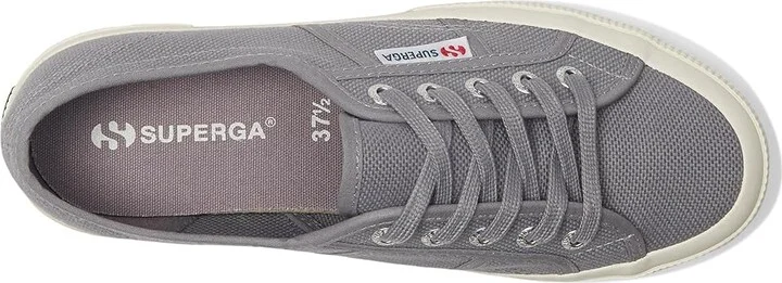Superga 2750 Cotu Classic Lace up casual Shoes Grey Bluish/Favorio : EU 37.5 (US Men's 5.5 - Women's 7) Medium, Canvas - Image 2