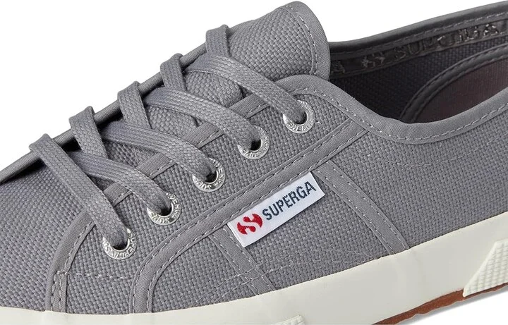 Superga 2750 Cotu Classic Lace up casual Shoes Grey Bluish/Favorio : EU 37.5 (US Men's 5.5 - Women's 7) Medium, Canvas - Image 7