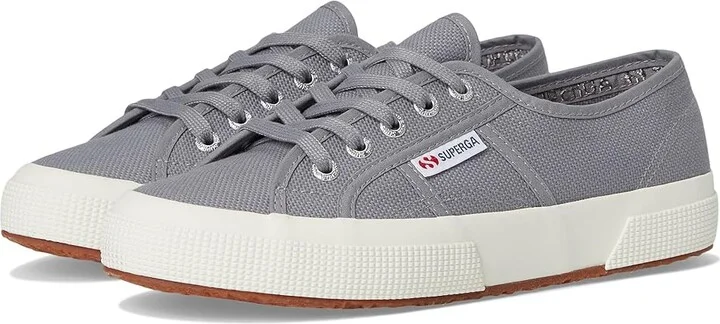 Superga 2750 Cotu Classic Lace up casual Shoes Grey Bluish/Favorio : EU 37.5 (US Men's 5.5 - Women's 7) Medium, Canvas