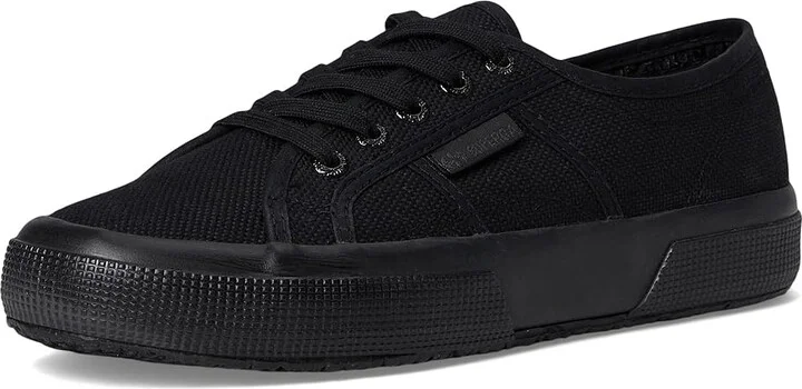 Superga 2750 Cotu Classic Lace up casual Shoes Total Black : EU 38 (US Men's 6 - Women's 7.5) Medium, Canvas - Image 5