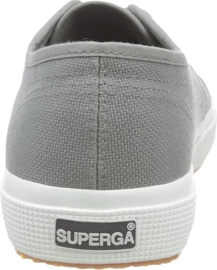 Superga 2750 COTU Classic Sneaker Lace up casual Shoes Gray Dark Sage : EU 35 (US Men's 3.5 - Women's 5) Medium, Canvas/Textile - Image 4