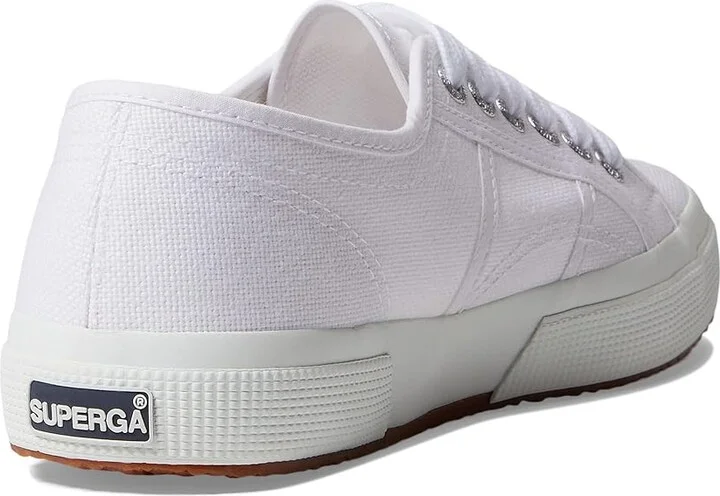 Superga 2750 COTU Classic Sneaker Lace up casual Shoes White : EU 35 (US Men's 3.5 - Women's 5) Medium, Canvas/Textile - Image 4