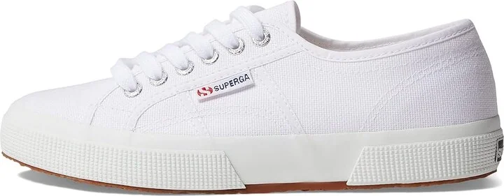 Superga 2750 COTU Classic Sneaker Lace up casual Shoes White : EU 35 (US Men's 3.5 - Women's 5) Medium, Canvas/Textile - Image 6