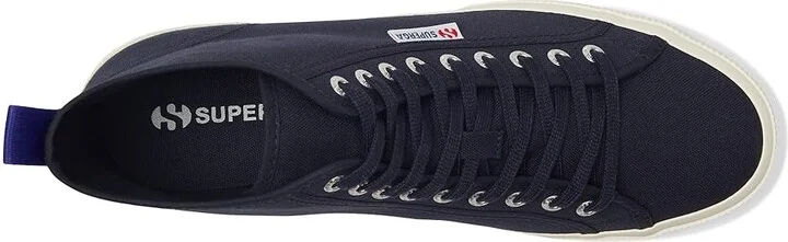 Superga 2750 Mid Cotton Shoes Navy/Blue Spectrum/Favorio : EU 38 (US Men's 6 - Women's 7.5) Medium, Canvas/Rubber - Image 2