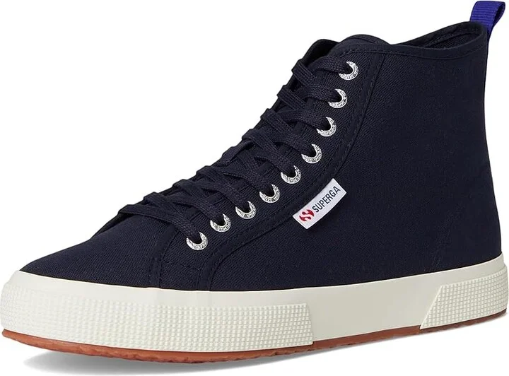 Superga 2750 Mid Cotton Shoes Navy/Blue Spectrum/Favorio : EU 38 (US Men's 6 - Women's 7.5) Medium, Canvas/Rubber - Image 5