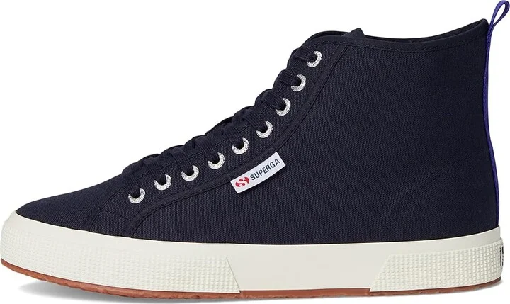 Superga 2750 Mid Cotton Shoes Navy/Blue Spectrum/Favorio : EU 38 (US Men's 6 - Women's 7.5) Medium, Canvas/Rubber - Image 6