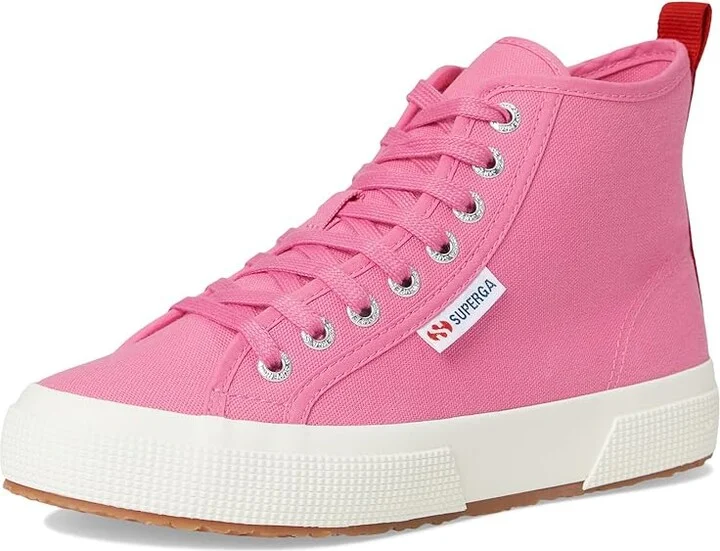 Superga 2750 Mid Cotton Shoes Pink Fucshia/Red/Favorio : EU 38 (US Men's 6 - Women's 7.5) Medium, Canvas/Rubber - Image 5