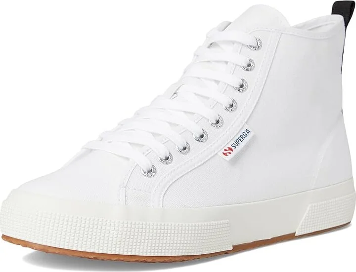 Superga 2750 Mid Cotton Shoes White/Black/Favorio : EU 35 (US Men's 3.5 - Women's 5) Medium, Canvas/Rubber - Image 5