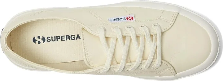 Superga 2750 Nappa Shoes Beige Natural/Matte/Favorio : EU 37 (US Men's 5 - Women's 6.5) Medium, Leather - Image 2