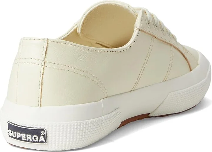 Superga 2750 Nappa Shoes Beige Natural/Matte/Favorio : EU 37 (US Men's 5 - Women's 6.5) Medium, Leather - Image 4