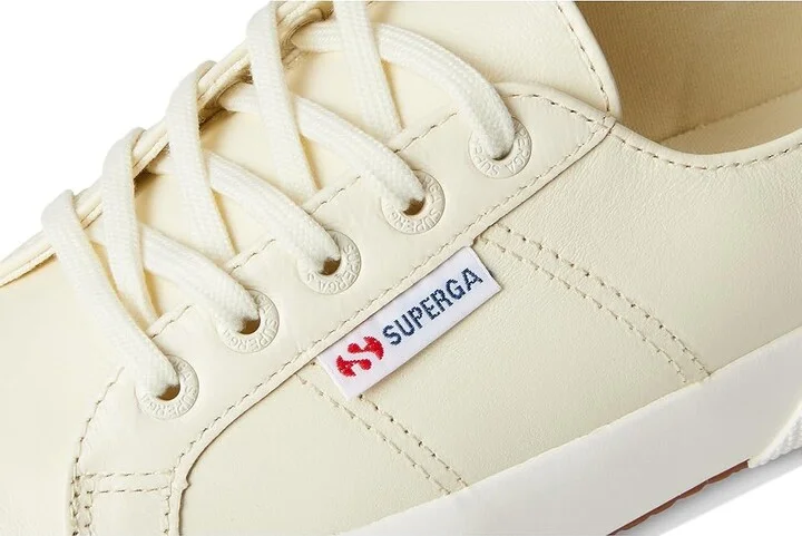 Superga 2750 Nappa Shoes Beige Natural/Matte/Favorio : EU 37 (US Men's 5 - Women's 6.5) Medium, Leather - Image 7