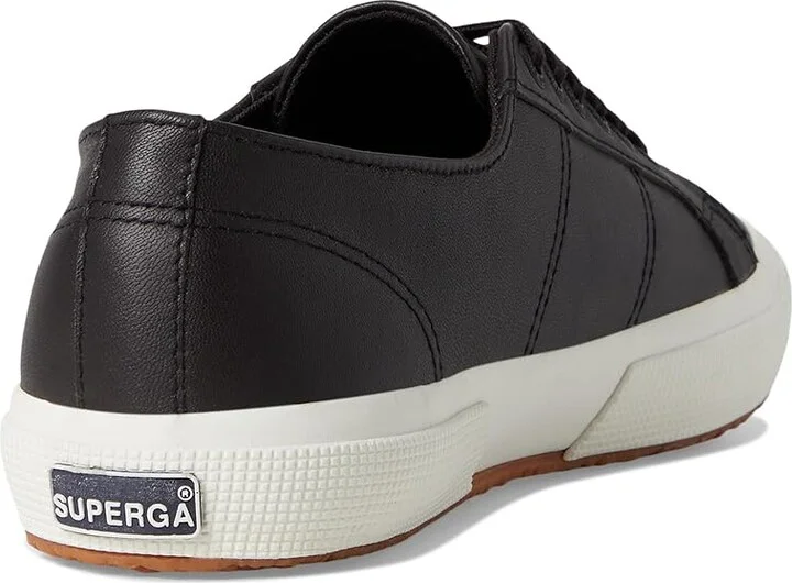 Superga 2750 Nappa Shoes Black Bristol/Matte/Favorio : EU 36 (US Men's 4.5 - Women's 6) Medium, Leather - Image 4