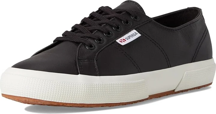 Superga 2750 Nappa Shoes Black Bristol/Matte/Favorio : EU 36 (US Men's 4.5 - Women's 6) Medium, Leather - Image 5
