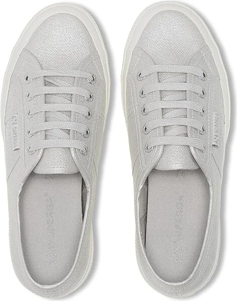 Superga 2750 pearl matte canvas Women's Shoes Grey Silver : EU 36 (US Women's 6) Medium, Synthetic - Image 2