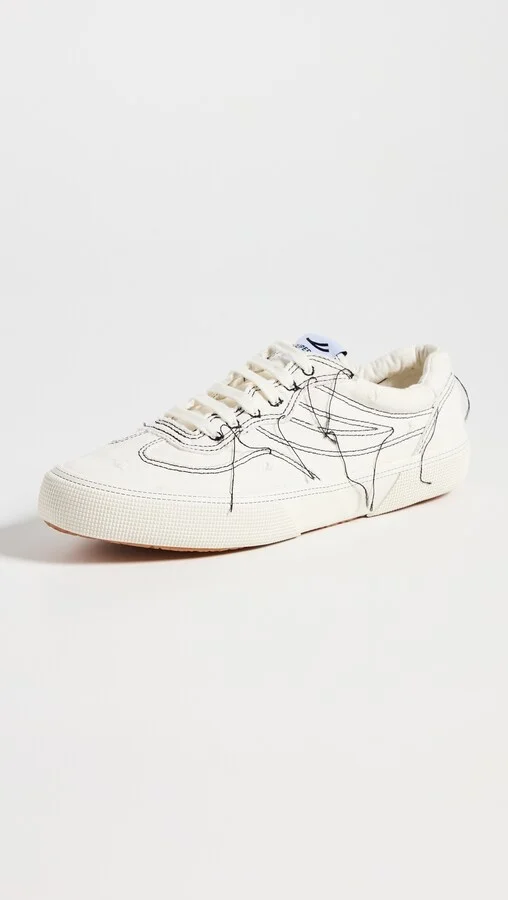 Superga 2941 Revolley Distressed Sneakers - Image 2
