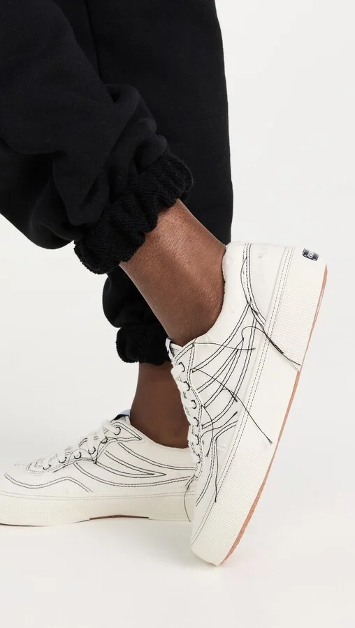 Superga 2941 Revolley Distressed Sneakers - Image 3