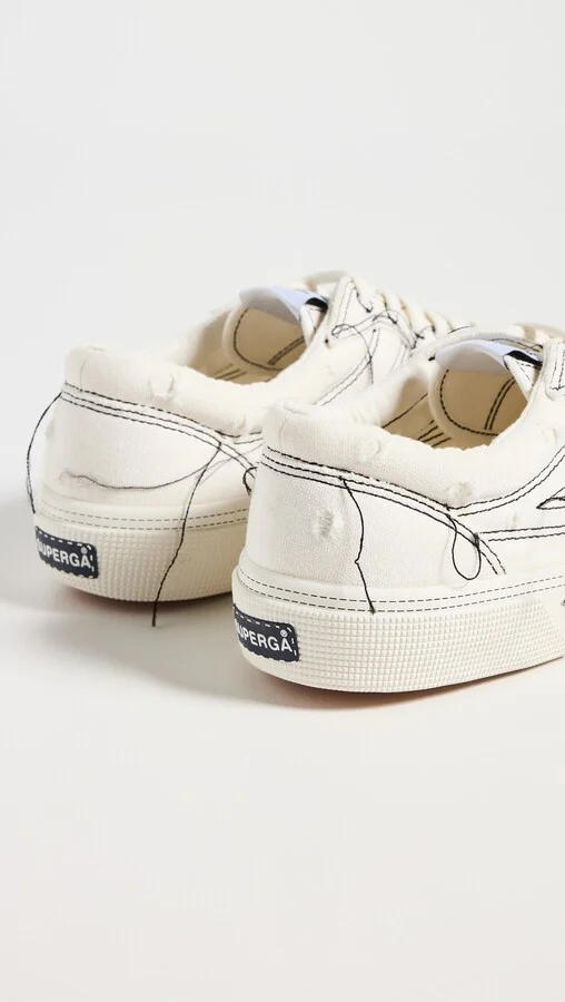 Superga 2941 Revolley Distressed Sneakers - Image 4