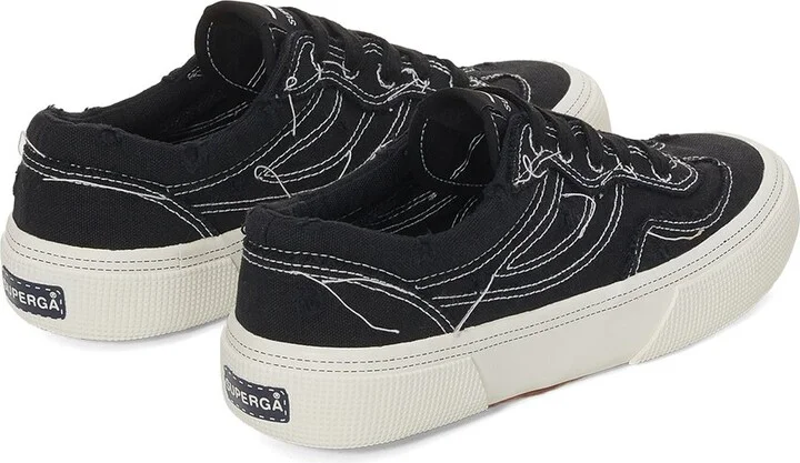 Superga 2941 Revolley Distressed Stone Washed Sneaker - Image 2