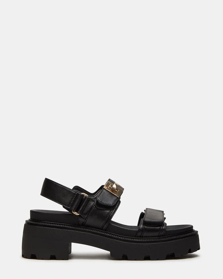 Supermona Black Leather