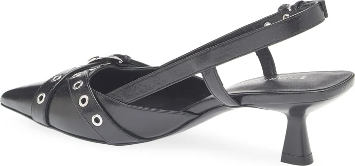 Supermoto Kitten Heel Slingback Pump - Image 2