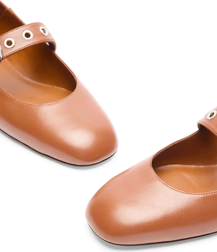 Supermoto Mary Jane buckle-detail ballet flats - Image 5