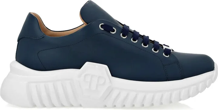 Supersonic leather sneakers