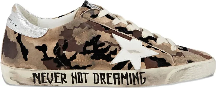 Superstar "Camo Flock Upper Leather Star" sneakers