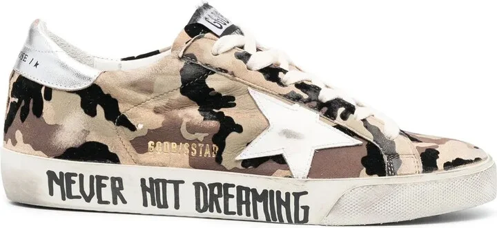 Superstar camouflage low-top sneakers