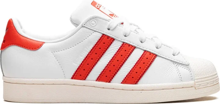 Superstar "Cloud White/Bright Red" sneakers