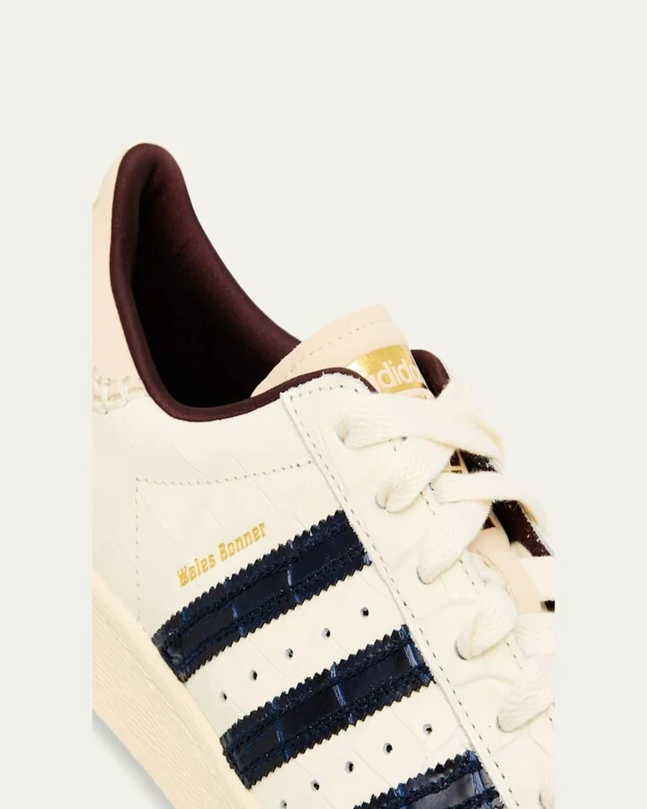 Superstar Croco Leather Low-Top Sneakers - Image 5