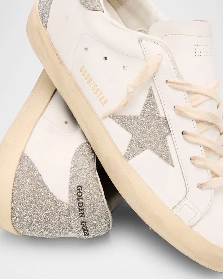 Superstar Crystal Leather Low-Top Sneakers - Image 9