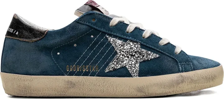 Superstar "Dark Blue/Glitter" sneakers