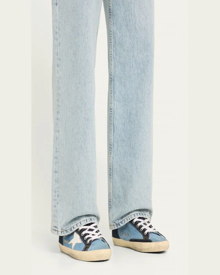 Superstar Denim Glitter Low-Top Sneakers - Image 4