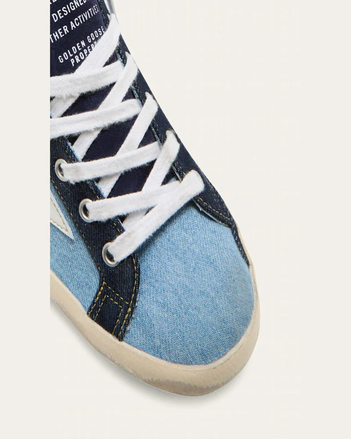 Superstar Denim Glitter Low-Top Sneakers - Image 5