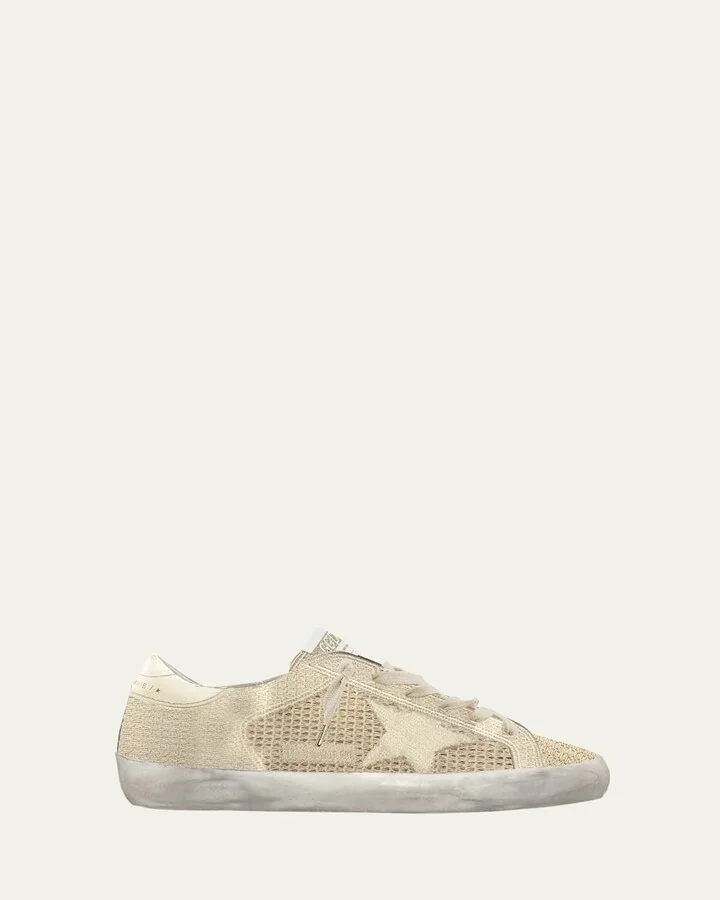 Superstar Embroidered Cotton Low-Top Sneakers