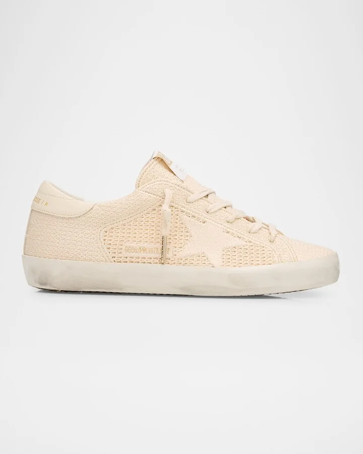 Superstar Embroidered Cotton Low-Top Sneakers