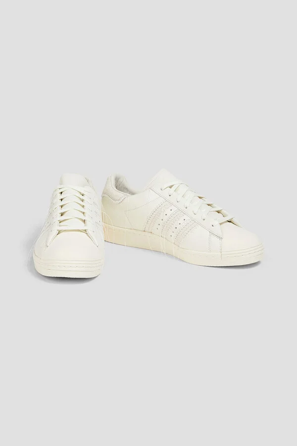 Superstar embroidered leather sneakers - Image 2