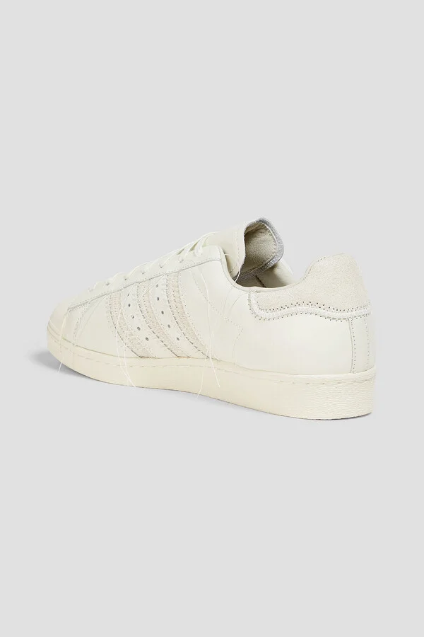 Superstar embroidered leather sneakers - Image 3