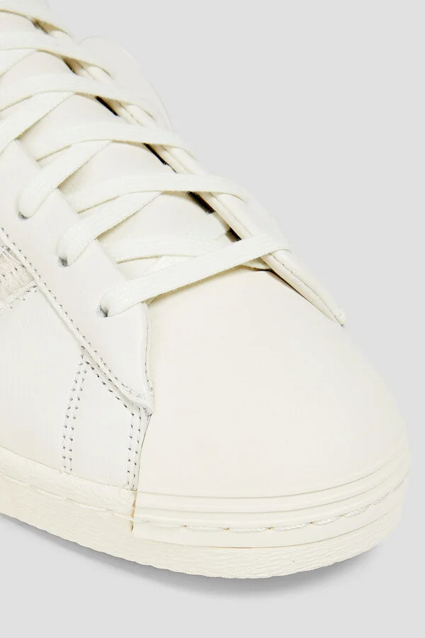 Superstar embroidered leather sneakers - Image 4