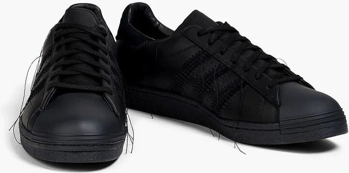Superstar embroidered leather sneakers - Image 2