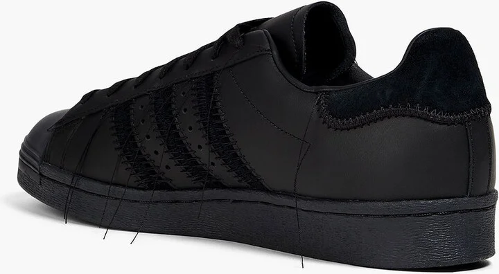 Superstar embroidered leather sneakers - Image 3
