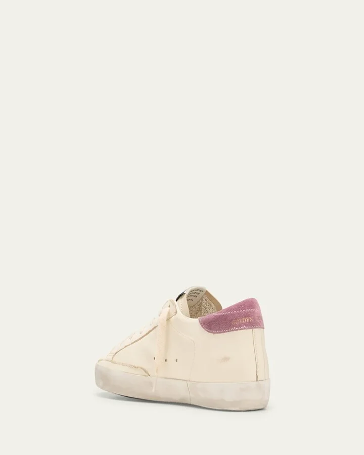 Superstar Glitter Leather Low-Top Sneakers - Image 6