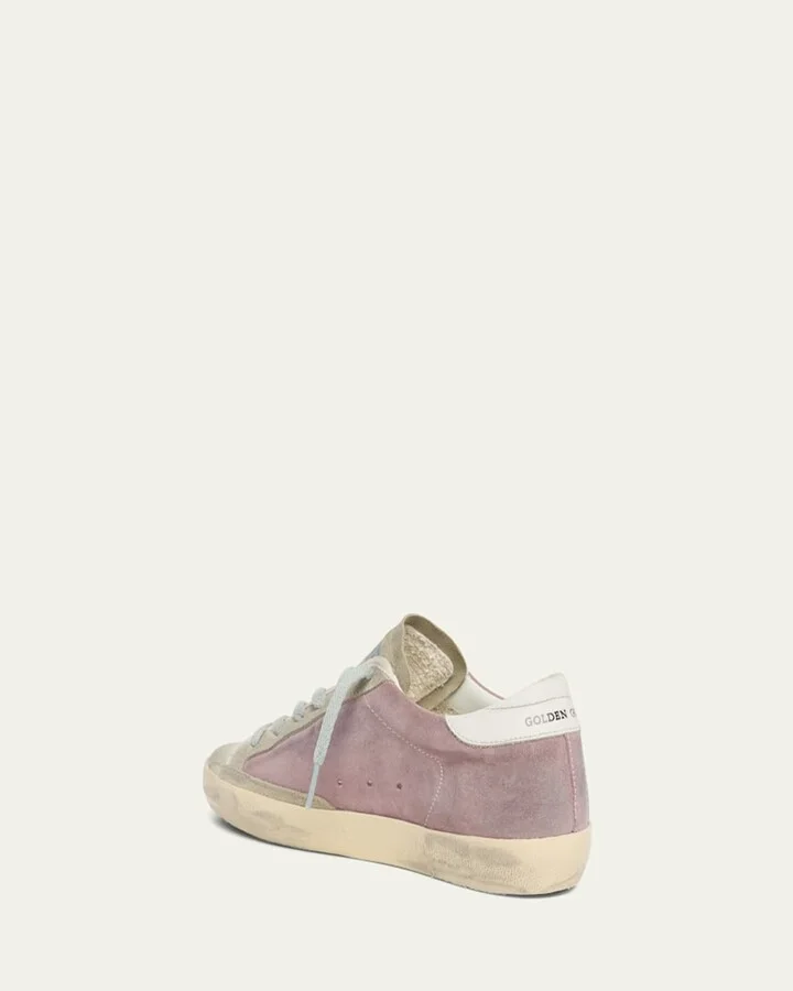 Superstar Glitter Suede Low-Top Sneakers - Image 4