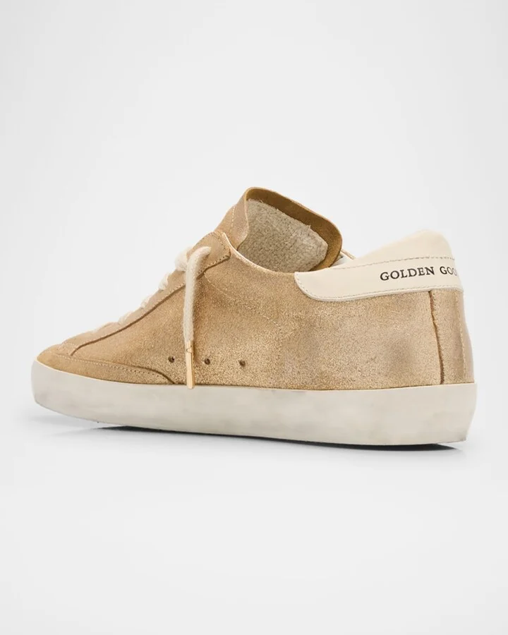 Superstar Glitter Suede Low-Top Sneakers - Image 5