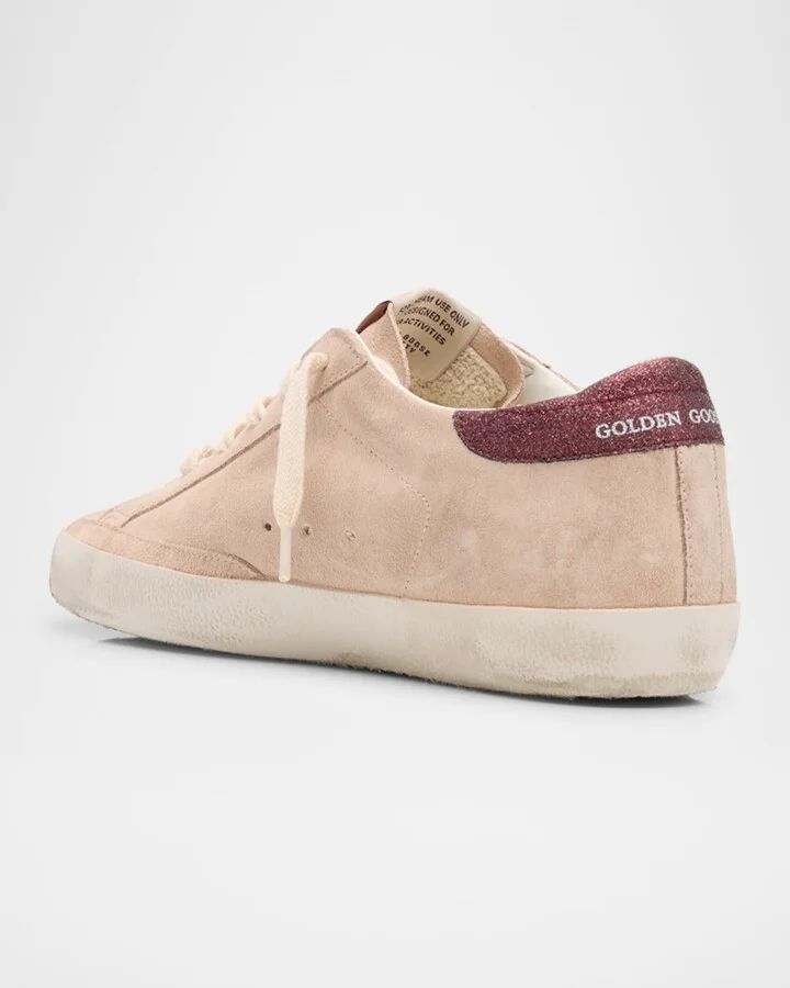 Superstar Glitter Suede Low-Top Sneakers - Image 3