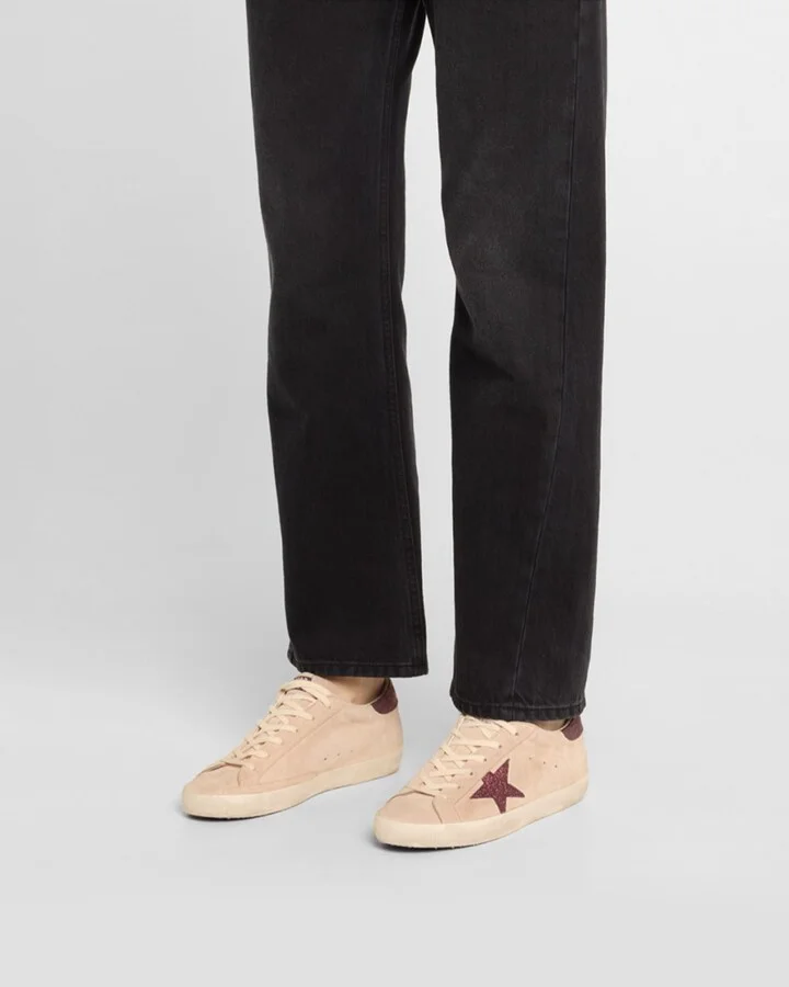Superstar Glitter Suede Low-Top Sneakers - Image 5