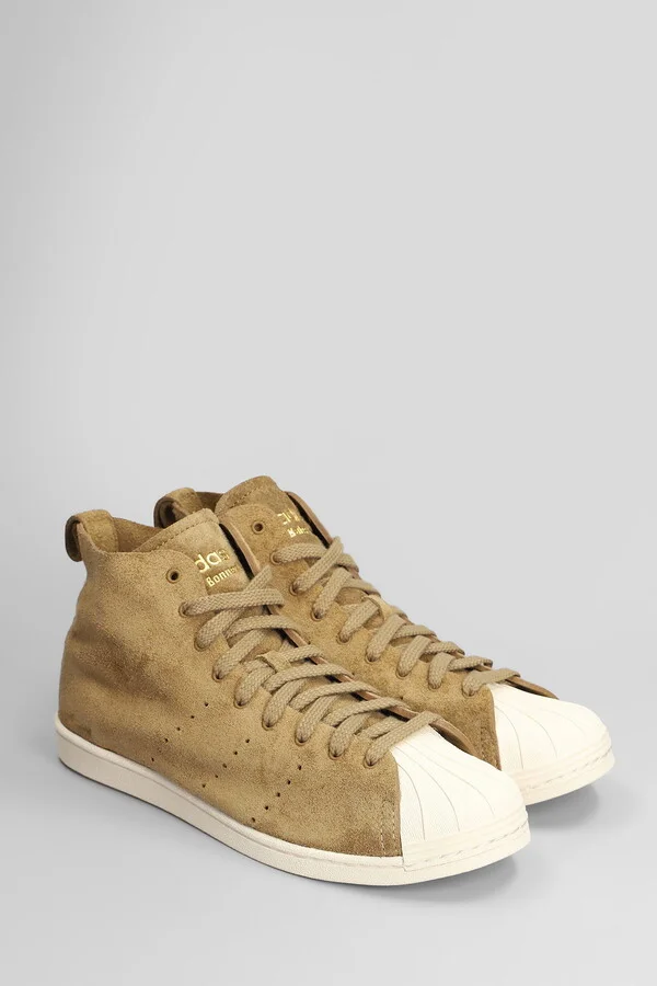 Superstar Hi Sneakers In Brown Suede - Image 2